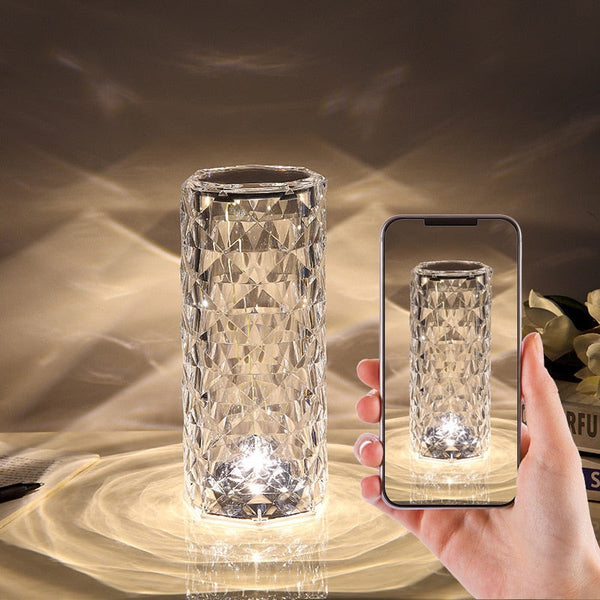 Crystal Table Lamp Touch Control